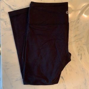 Black Reversible Crop Wunder Unders